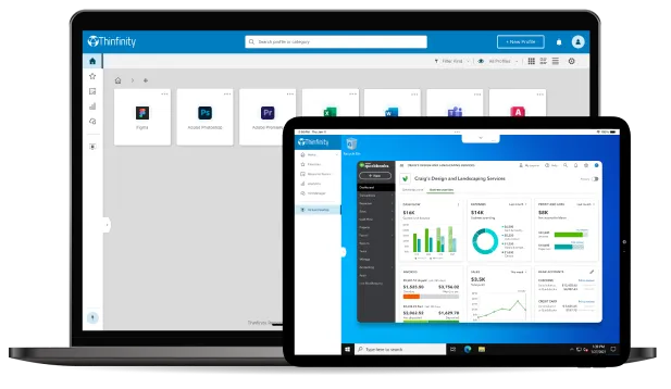 Turn any device into a secure productivity hub with