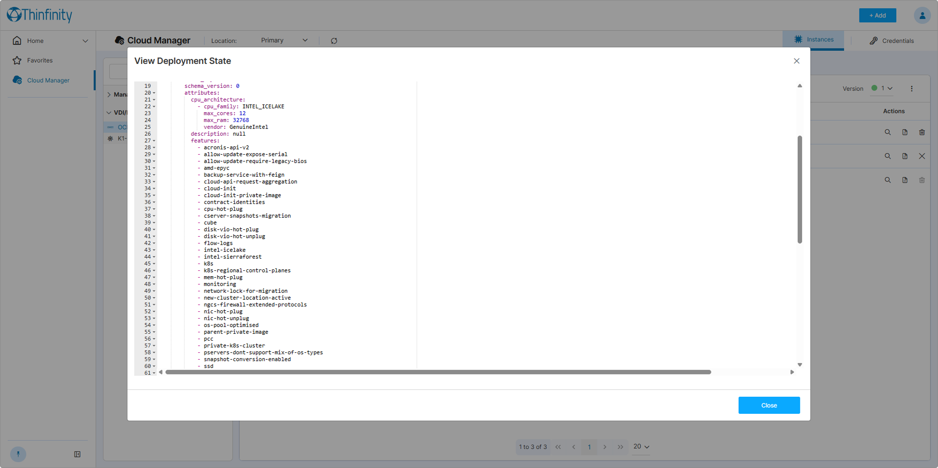 View State expanded showing Terraform log View State expanded showing Terraform log