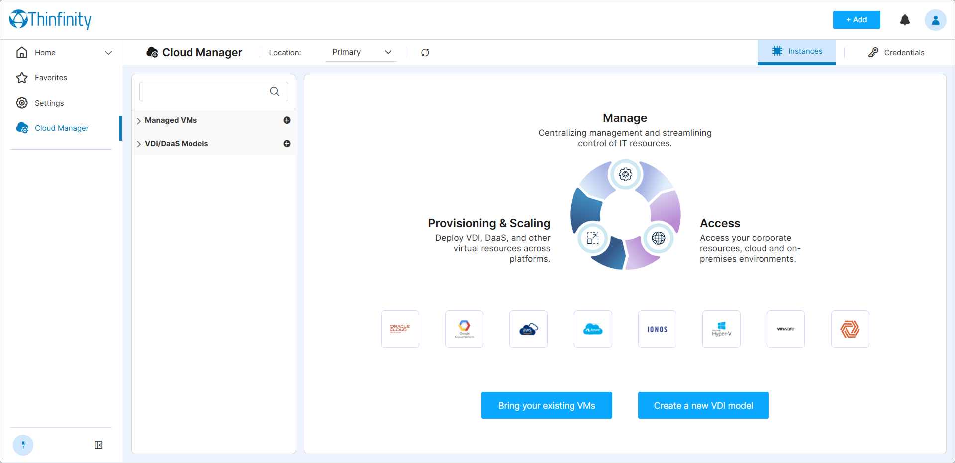 Cloud Manager — model tree with the edit icon Cloud Manager — model tree with the edit icon