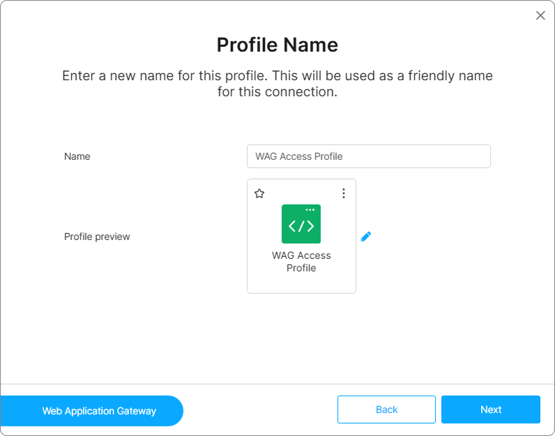 Wizard Wag Profile Name