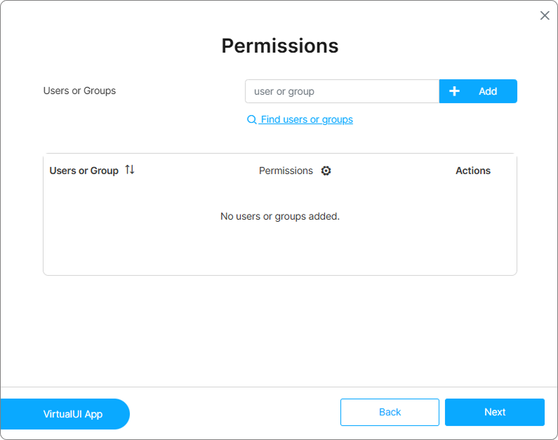Wizard Vui Permissions