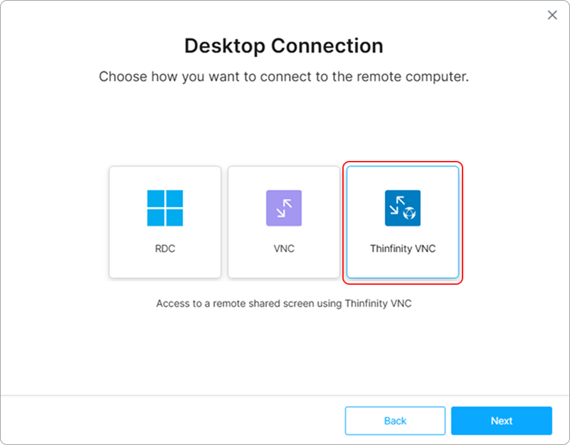 Wizard Select Thinfinity Vnc Wizard Select Thinfinity Vnc