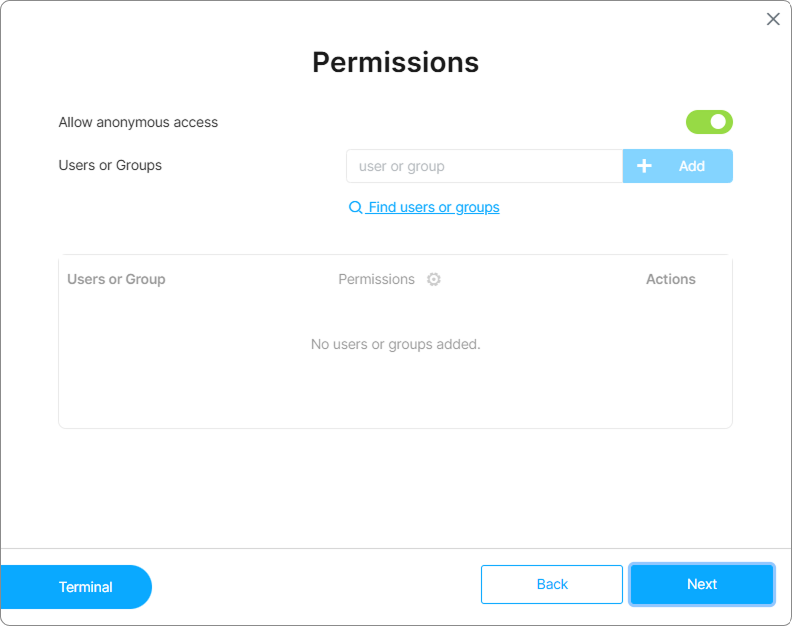 Wizard Ssh Permissions