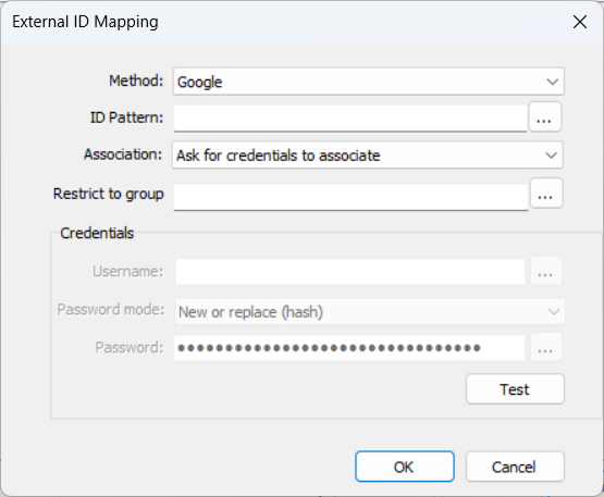 Auth Id Mapping Ask Credentials