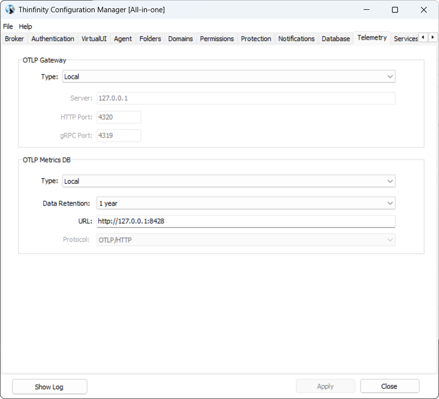 Telemetry Tab Telemetry Tab