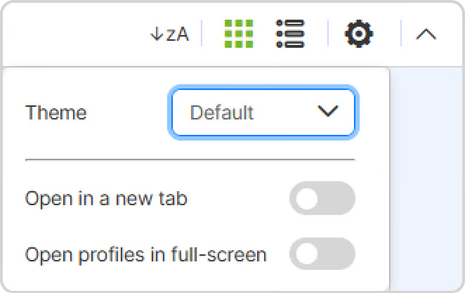 Home Page Filter Settings Home Page Filter Settings