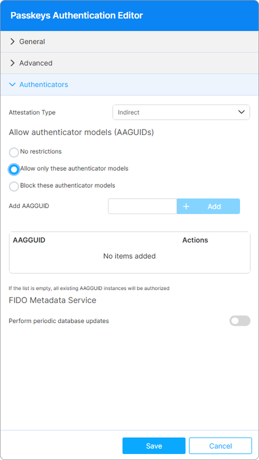 Auth Passkeys Authenticators