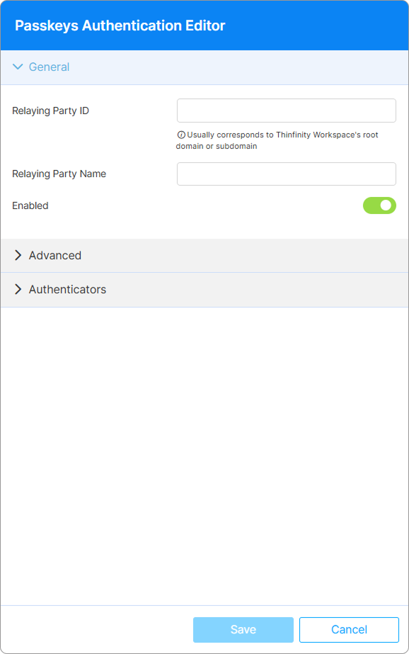 Auth Passkeys General
