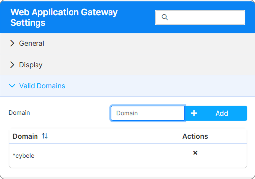 Wag Valid Domains