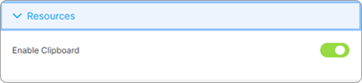 Vnc Resource Settings Vnc Resource Settings