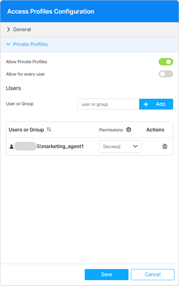 Ap Private Profiles Tab