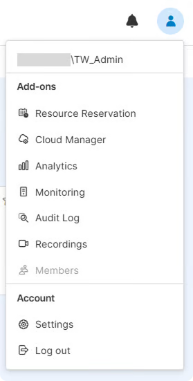 User Menu Addons User Menu Addons