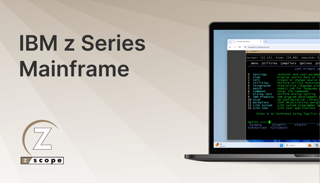 Access IBM Z Mainframe from Any Device | z/Scope TN3270