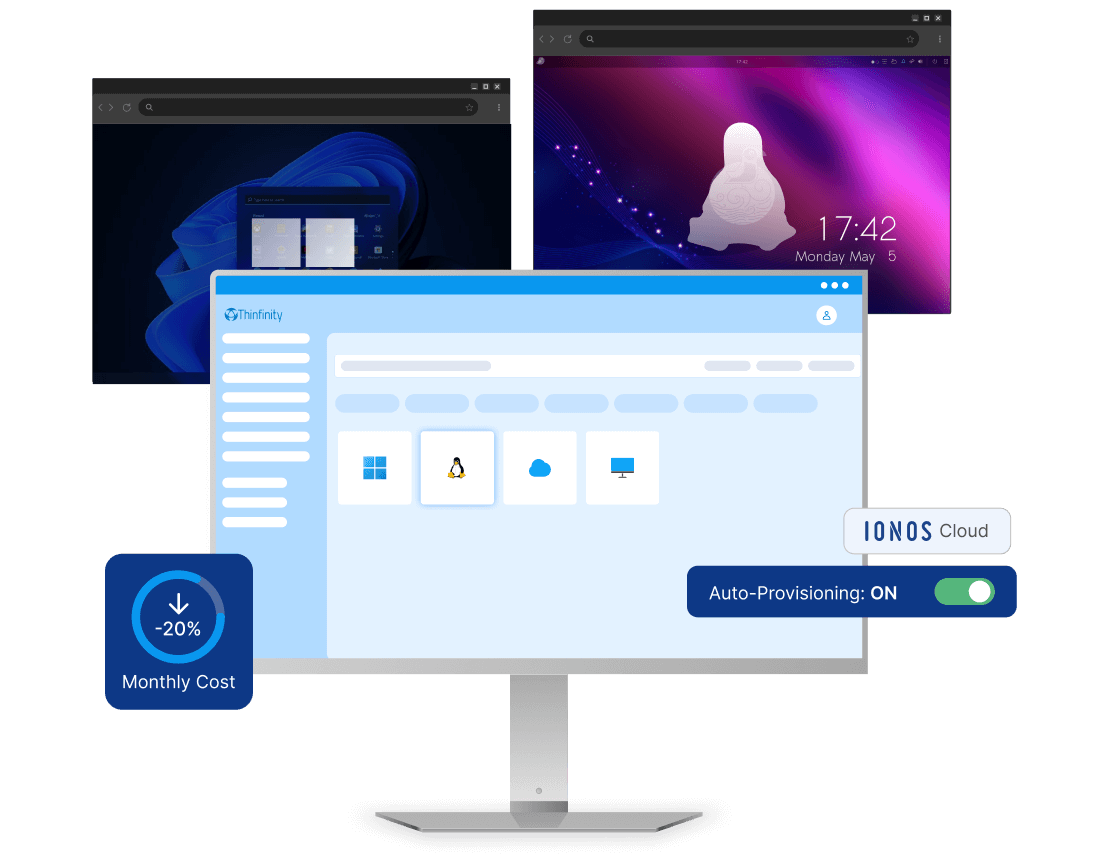 Acesso Unificado a Desktops Windows e Linux