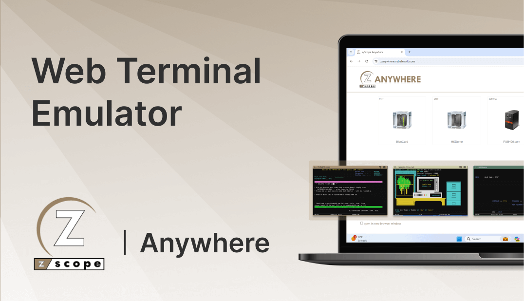 Web Terminal Emulator for Secure Mainframe & AS/400 Access