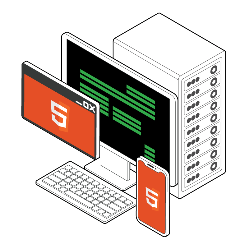 Reine HTML5-Terminalemulation