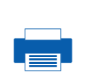Integrated printer emulation icon