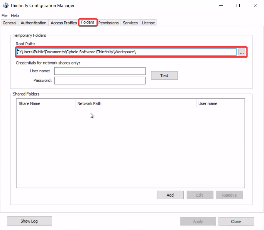 Configure load balancing in Thinfinity Remote Workspace v6.0, step 21