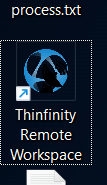 Create a desktop shortcut to Thinfinity Remote Workspace, step 06