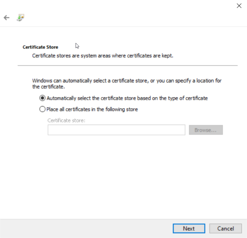 Create a certificate request and add it in Thinfinity Remote Workspace, step 0Create a certificate request and add it in Thinfinity Remote Workspace, step 08