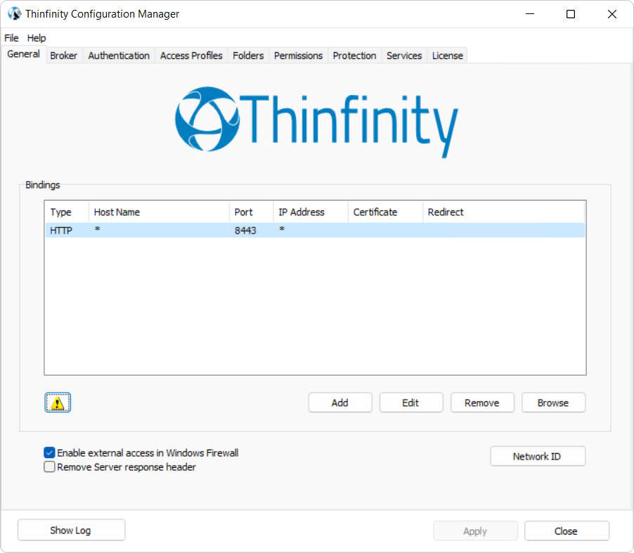 Publish any Windows application to the web with Thinfinity Remote Workspace with Thinfinity Remote Workspace, step 01