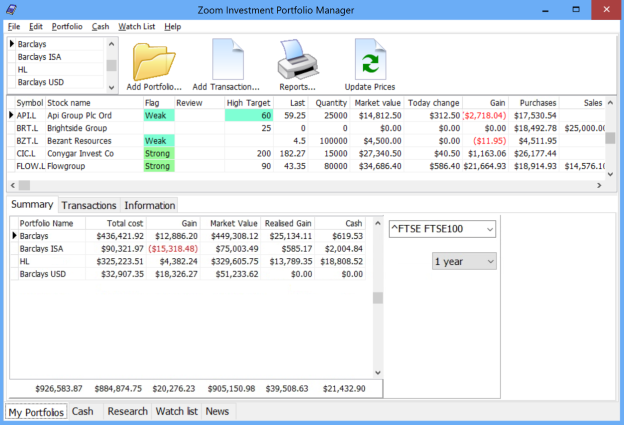 zoom portfolio screenshot