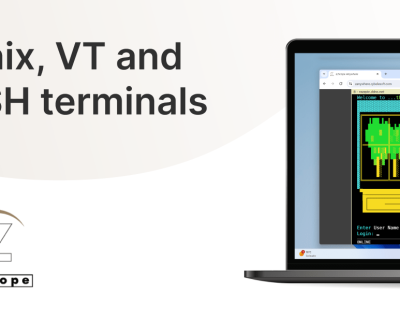 z/Scope VT Terminal Emulator: Secure Access to UNIX and SSH